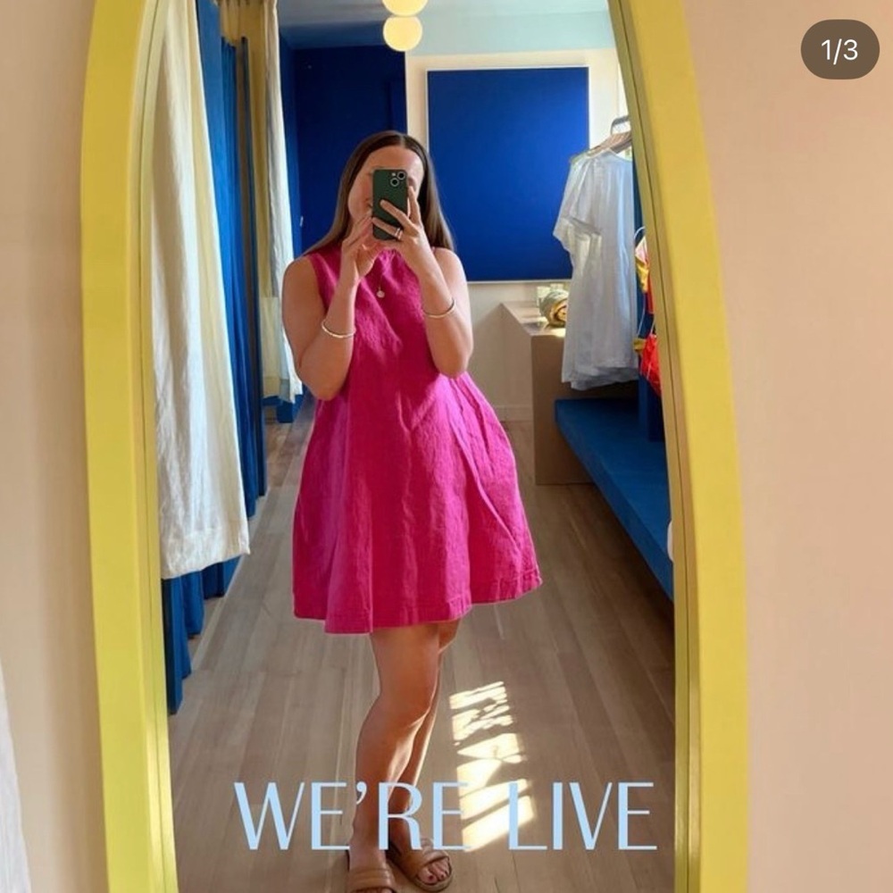 Shelter‎ Lou dress in Rosewater pink